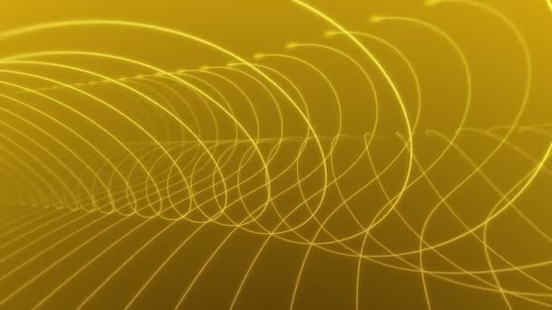 Belles lignes dansant devant un fond doré 