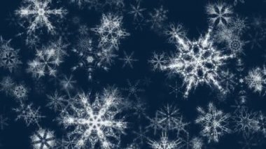 Güzel kar 2 / / 4 k ışıltılı yılbaşı kar taneleri Video arka plan döngü. Güzel stilize kar taneleri yavaş yavaş düşer. Atmosferik bu Noel video döngü charme için pul ve ince pırıltılı ince ayrıntılarını ekle.