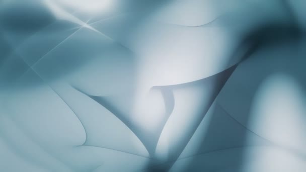 Cool Elegant Flowing Video Background Loop Ethereal Organic Shapes Form — Stock Video