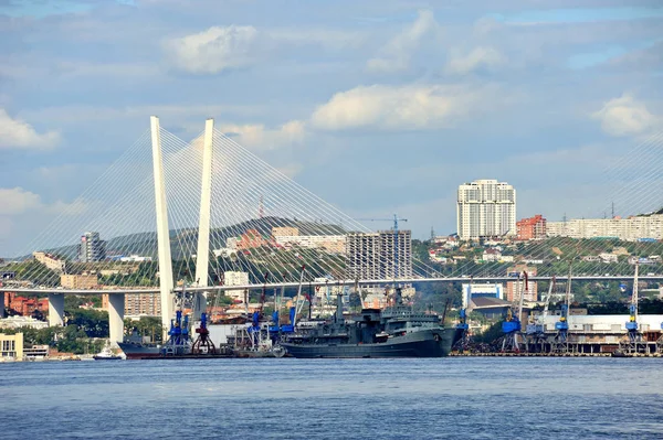 Port de Vladivostok ville Images De Stock Libres De Droits