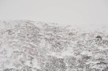 karlı dağ sırtı, dağda kar fırtınası, dağlarda kar fırtınası
