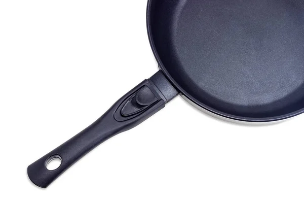 Fragment of frying pan with ceramic non-stick coating — Stock Photo, Image