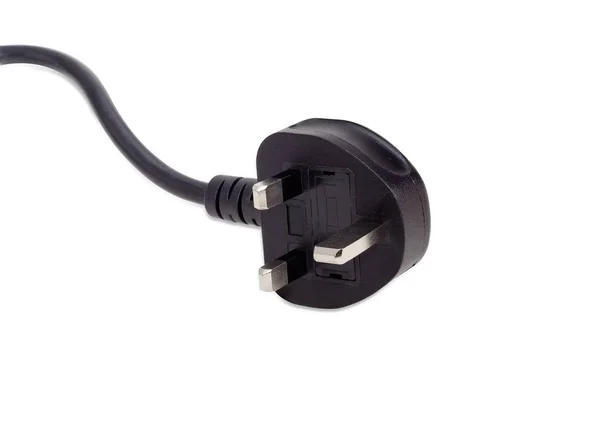 Bs 1363 Stecker mit einem Teil des Netzkabels — Stockfoto