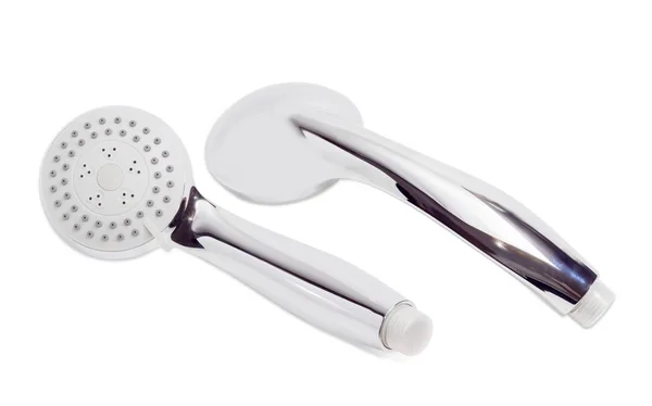 Dos cabezales de ducha con varios ajustes de pulverización —  Fotos de Stock