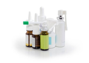 Tıbbi spreyler ve aerosoller için burun ve boğaz hastalıkları tedavisi 