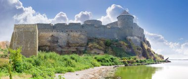 Kuzey duvarları Ortaçağ Akkerman Kalesi, Ukrayna 