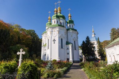 Ukrayna, Kyiv 'deki Ortaçağ Vydubychi Manastırı Aziz George Katedrali