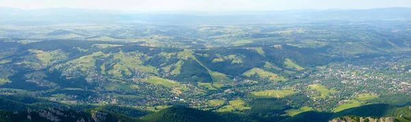 Bergstadt Zakopane Und Berg Gubalowka Süden Polens Sommer Weite Aussicht — Stockfoto
