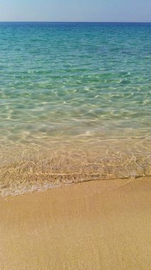 Sandy beach kristal deniz