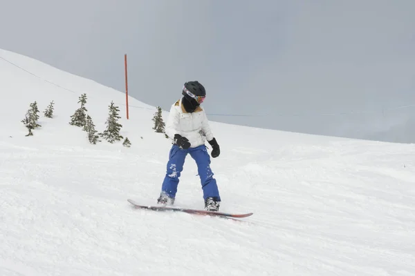 雪山旅游滑雪板 惠斯勒 不列颠哥伦比亚省 加拿大 — 图库照片