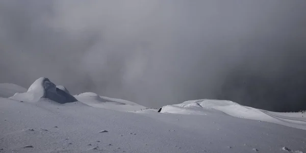 Widok Góry Snowcapped Whistler British Columbia Kanada — Zdjęcie stockowe