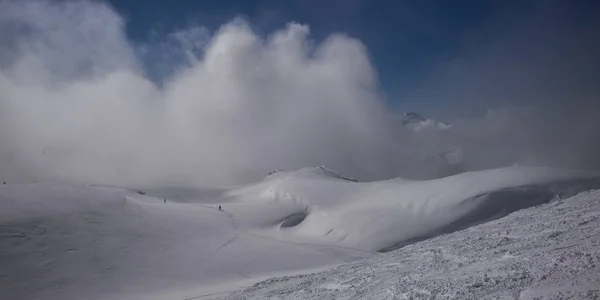 Pohled Zasněžené Hory Whistler Britská Kolumbie Kanada — Stock fotografie