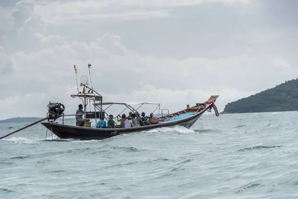 Toeristen Boot Koh Samui Surat Thani Provincie Thailand — Stockfoto