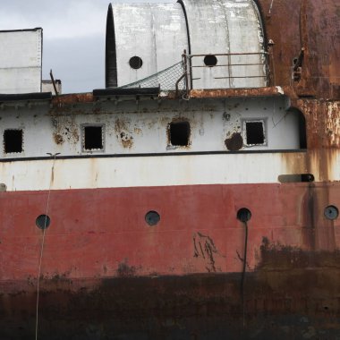 Balıkçı trol Harbor, paslanma Marie Joseph, Nova Scotia, Kanada