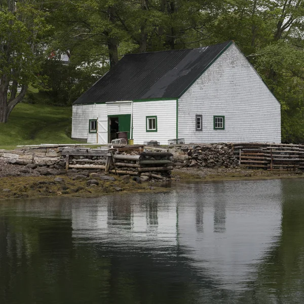 Huis Waterkant Guysborough Nova Scotia Canada — Stockfoto