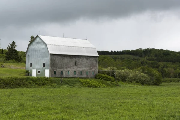 Stodola Farmě Sherbrooke Nova Scotia Kanada — Stock fotografie
