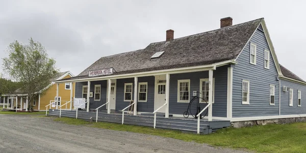 Gevel Van Hotel Sherbrooke Dorp Nova Scotia Canada — Stockfoto