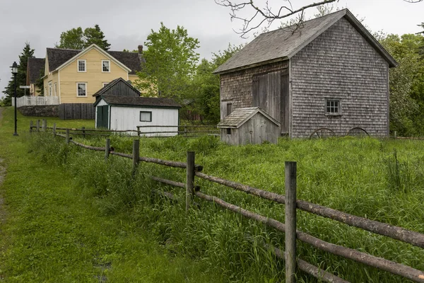 Huizen Het Dorp Sherbrooke Nova Scotia Canada — Stockfoto