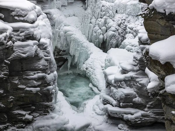 얼어붙은 앨버타 캐나다의 — 스톡 사진