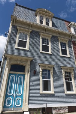 Düşük açılı görünümü bir binanın, Saint John, New Brunswick, Amerika Birleşik Devletleri