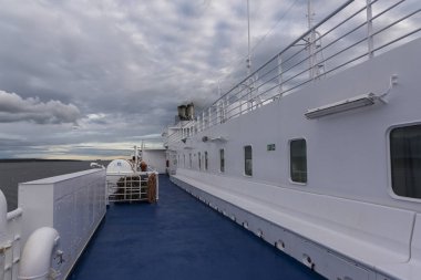 MV Fundy Rose feribot Fundy Körfezi, New Brunswick, Kanada içinde