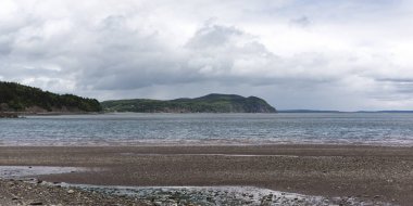 Fundy Körfezi, Fundy Milli Parkı, Alma, New Brunswick, Kanada doğal görünümü