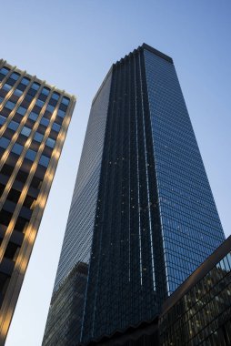 Kimlikleri Center Kule şehir Minneapolis, Hennepin İlçesi, Minnesota, ABD, düşük açılı görünümü