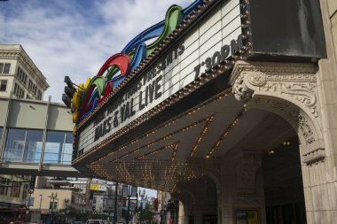 Cephe bina, Minneapolis, Hennepin İlçesi, Minnesota, ABD bir tiyatro