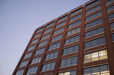 Gökyüzü, Minneapolis, Hennepin İlçesi, Minnesota, ABD karşı bina ofis düşük açılı görünüş