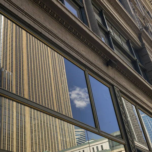 Faade Modern Office Building Downtown Minneapolis Hennepin County Minnesota Usa — Stock Photo, Image