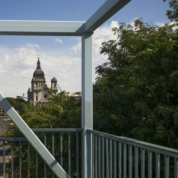 Kilátás Nyílik Basilica Saint Mary Minneapolis Hennepin Megye Minnesota Amerikai — Stock Fotó