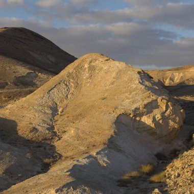 Çöl, Judean Desert, Dead Sea Region, İsrail yükseltilmiş görünümü