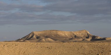 Sand dunes in desert, Judean Desert, Dead Sea Region, Israel clipart
