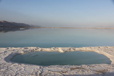 Tuz Gölü, Dead Sea, İsrail doğal görünümünü