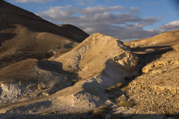 Vista Panorámica Del Desierto Desierto Judea Región Del Mar Muerto — Foto de Stock