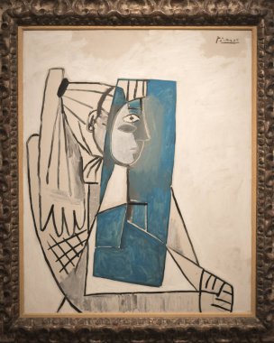 Portrait of Sylvette David by Pablo Picasso, Israel Museum, Jerusalem, Israel clipart
