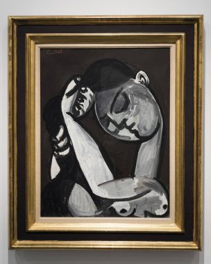 Kadın saçları Pablo Picasso, İsrail Müzesi, Kudüs, İsrail ile fırçalama