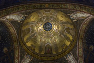 Low angle view of dome of church, Church of All Nations, Old City, Jerusalem, Israel clipart