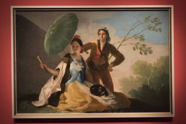 Daydreams and Nightmares painting by Francisco Goya, Israel Museum, Jerusalem, Israel clipart