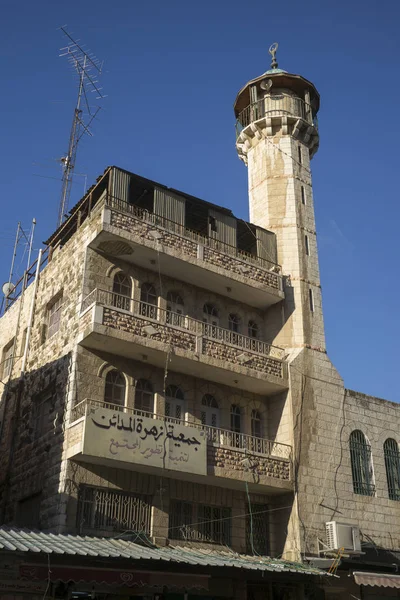 Moskén Muslimska Kvarter Old City Jerusalem Israel — Stockfoto