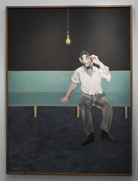 Study for the Portrait of Lucien Freud by Francis Bacon, Israel Museum, Jerusalem, Israel