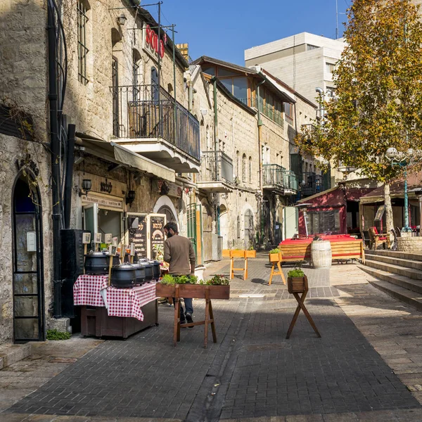 Puesto Comida Restaurante Jerusalén Israel — Foto de Stock