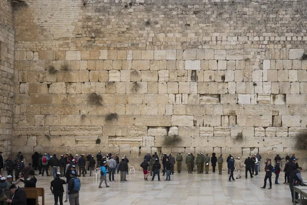 Arka plan, Old City, Kudüs, İsrail kaya kubbe ile ağlama duvarı, dua insanlar
