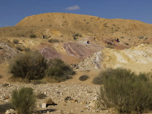 Formaciones Rocosas Desierto Desierto Del Negev Israel — Foto de Stock