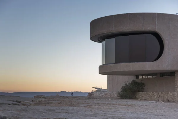 Immeuble Dans Désert Makhtesh Ramon Désert Néguev Israël — Photo