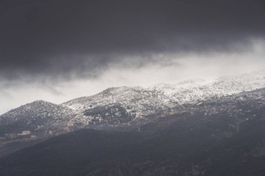 Bakış görünümü manzara, Metula, Kuzey bölgesi, İsrail