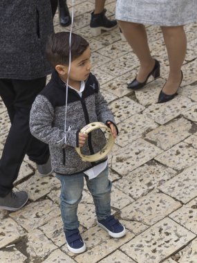 Tef, Safed, Kuzey bölgesi, İsrail tutan çocuk