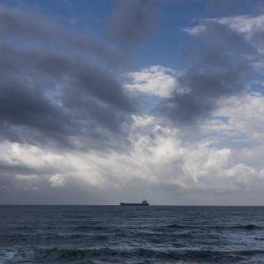 Bulutlar deniz, Caesarea, Hayfa, Hayfa Bölgesi, İsrail üzerinde