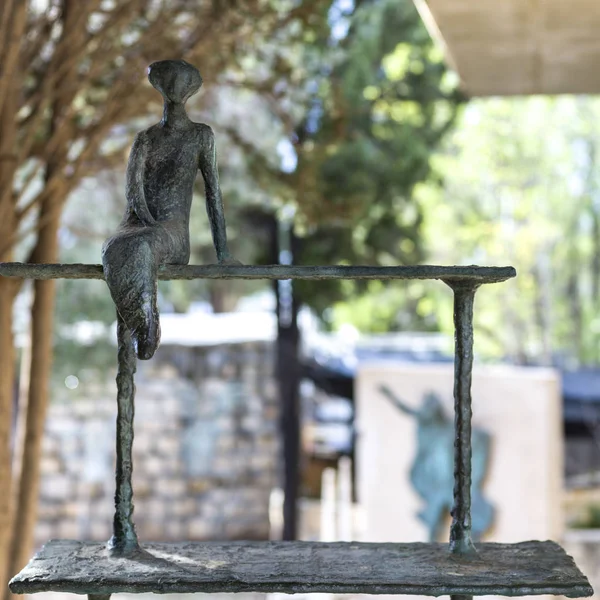 Close Van Metalen Sculptuur Ein Hod Haifa District Israël — Stockfoto