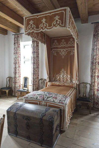 Intérieur Chambre Coucher Forteresse Louisbourg Louisbourg Île Cap Breton Nouvelle — Photo